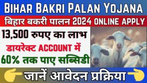 Bihar Bakri Palan Yojana 2024