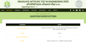 IIT GATE Online Form 2024