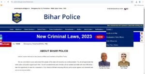 Bihar Police Official Website 