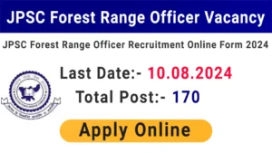 JPSC Forest Range Officer Recruitment 2024