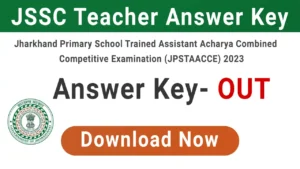 JSSC Graduate Level JGGLCCE Answer Key 2023