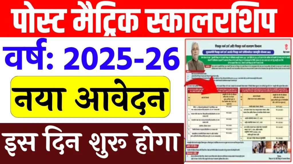 Bihar Post Matric Scholarship 2025