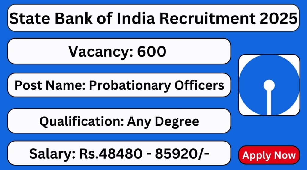 SBI Probationary Officers PO Recruitment 2024