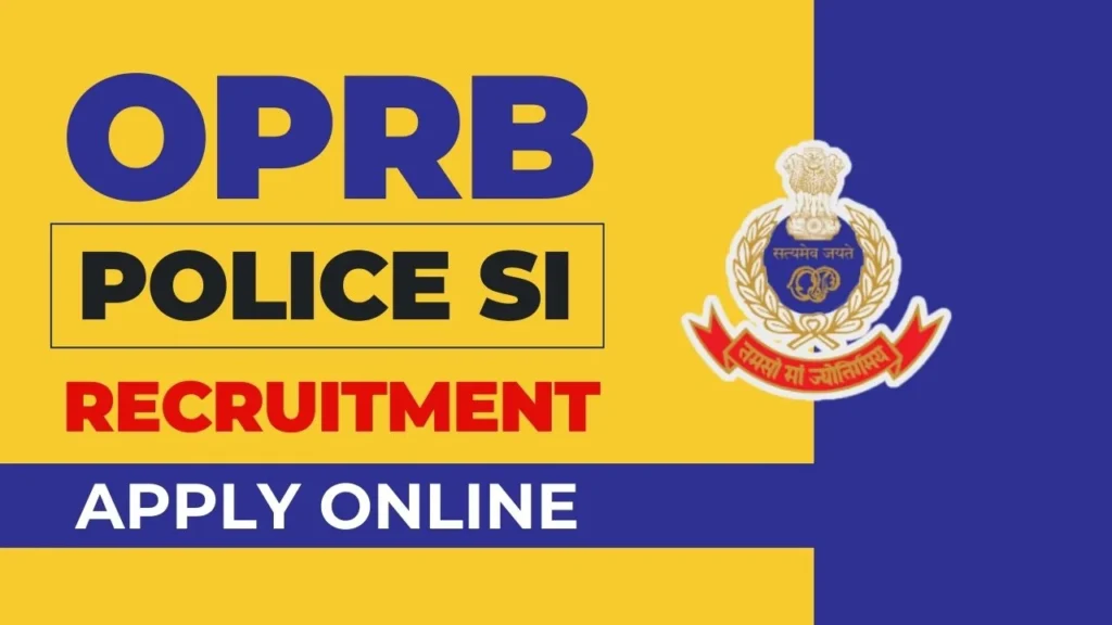 Odisha Police SI Recruitment 2025