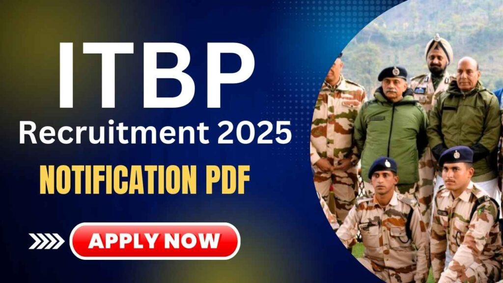 ITBP Constable Recruitment 2025