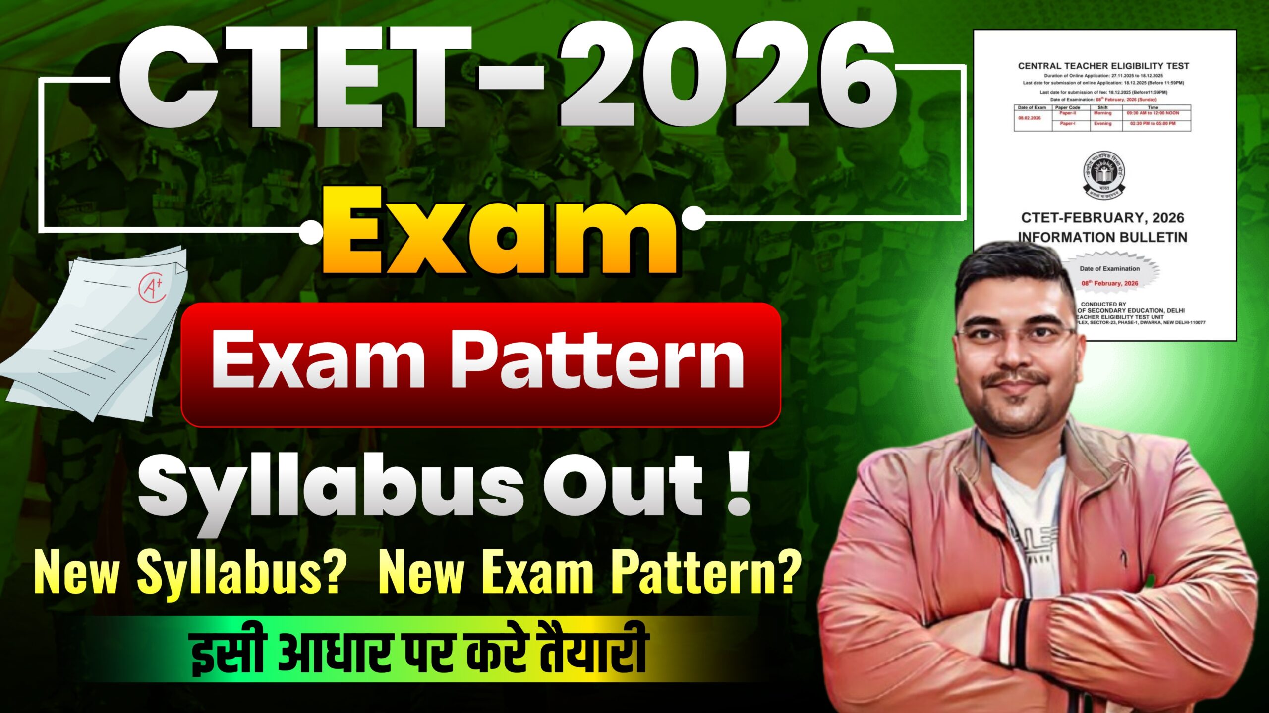 CTET Exam pattern And Syllabus