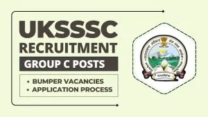 UKSSSC Group C Recruitment 2025